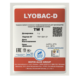 Мезо-термофильная закваска ALCE LYOBAC TW (1U)