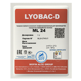 Мезофильная закваска ALCE LYOBAC ML (1U)