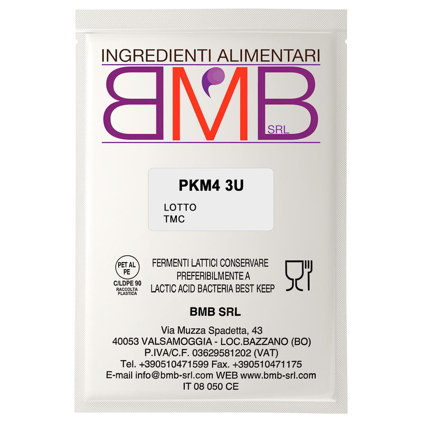 Мезофильная закваска с дрожжами BMB PKM4 3U (на 300-600 литров молока)